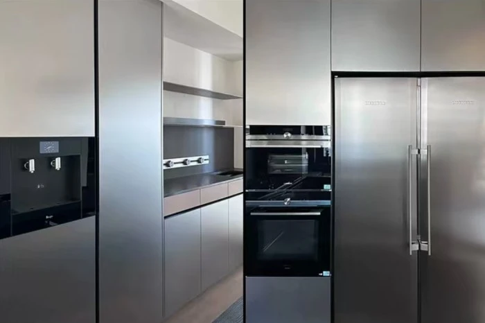 Metal Textured Veneer Panel